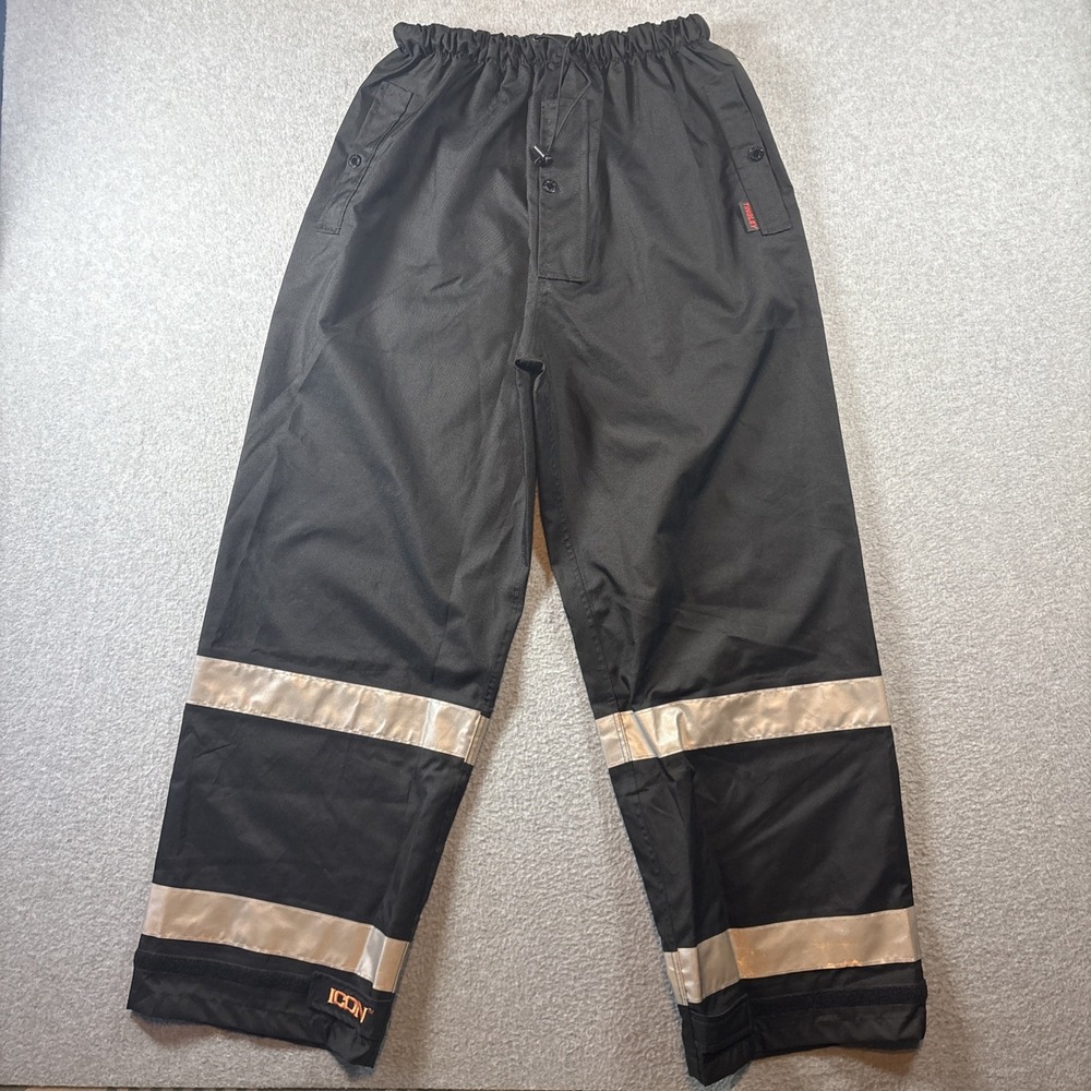 Tingley Waterproof Windproof Reflective Work Pants Mens Sz L ICON VERY GOOD